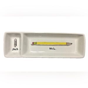 Rae Dunn White Pencil Tray